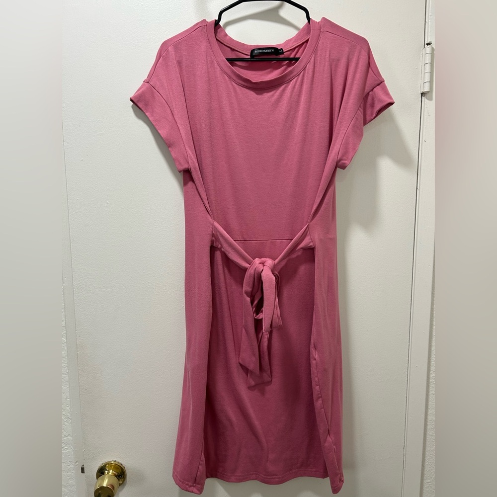 Pink Midi Dress